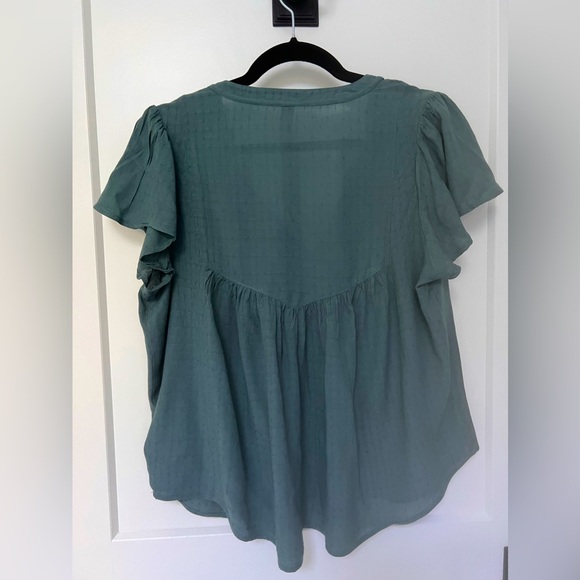 🩷🩷🩷 SOLD!! 🩷🩷🩷GENTLE FAWN Feminine Ava Top in spruce - US size L - Picture 4 of 8